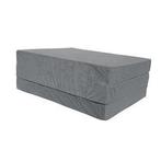 Logeermatras - grijs - camping matras - reismatras - opvo..., Huis en Inrichting, Slaapkamer | Matrassen en Bedbodems, Ophalen of Verzenden