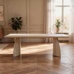 Tafel Rechthoekig Eikenhout  Driehoek Poot 240x100, Nieuw