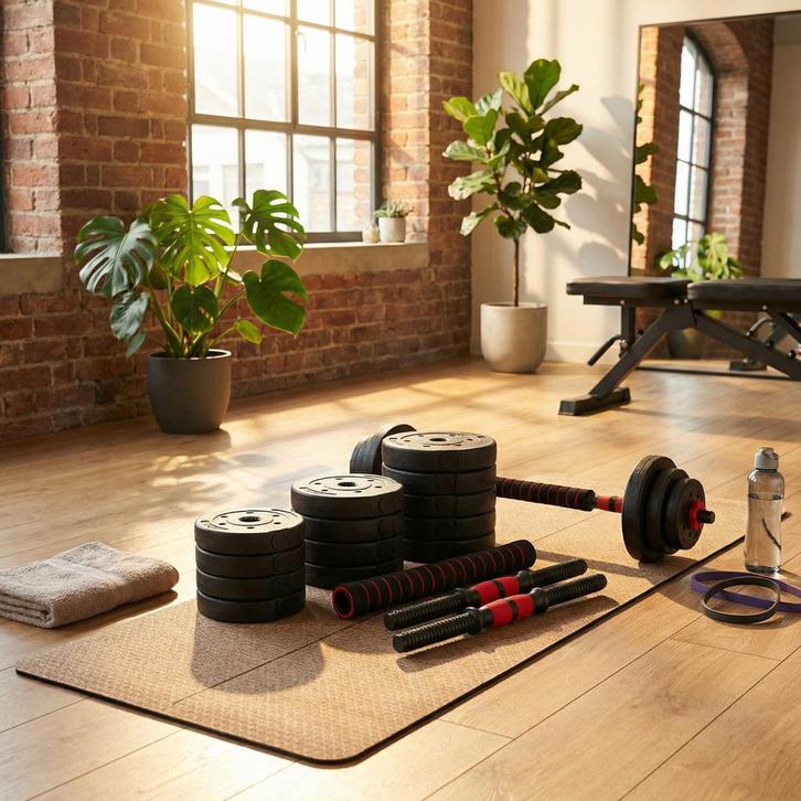 Halterset 20kg | Verstelbaar Composiet | Nieuw | Scherpe..., Sport en Fitness, Fitnessmaterialen, Armen, Nieuw, Halterset, Ophalen of Verzenden