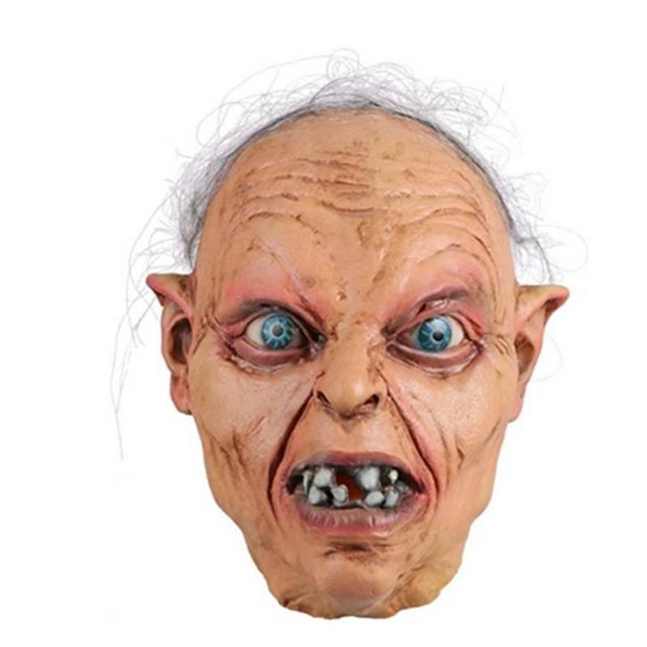 Gollum masker Deluxe Smeagol, Kleding | Dames, Carnavalskleding en Feestkleding, Nieuw, Verzenden