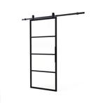 Intersteel DIY schuifdeur Cubo incl. transparant glas 2350mm, Verzenden, Nieuw