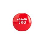 VirtuFit Vinyl Dumbbell Set Pro - 2 x 3 kg - Rood, Verzenden, Nieuw