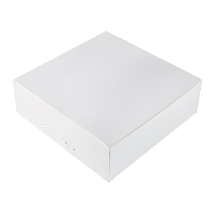 Taartdoos 25x25x8cm. Wit 3st, Hobby en Vrije tijd, Taarten en Cupcakes maken, Nieuw, Verzenden
