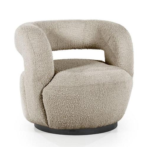 *WOONWINKEL* Eleonora Sharon Draaibare Fauteuil Boucle, Huis en Inrichting, Fauteuils, Nieuw, Verzenden