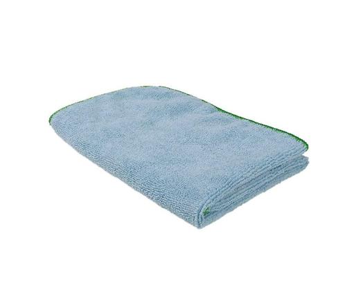 Microvezel Doekjes Blauw Met Groene Rand 40x40cm - Treb Towe, Huis en Inrichting, Keuken | Textiel, Overige typen, Overige kleuren