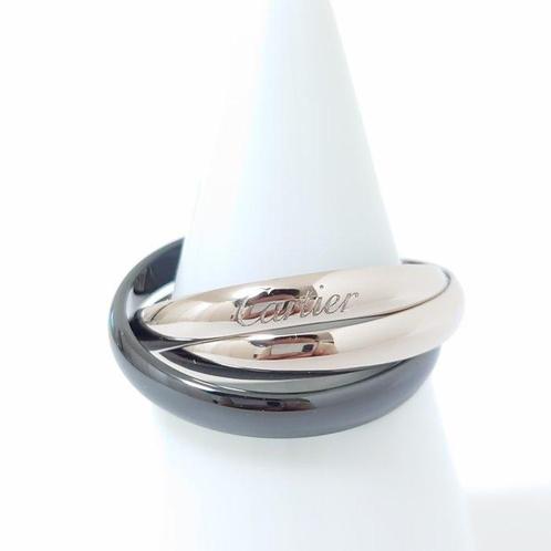Cartier - Ring - Trinity - 18 karaat Witgoud, Keramiek, Sieraden, Tassen en Uiterlijk, Ringen
