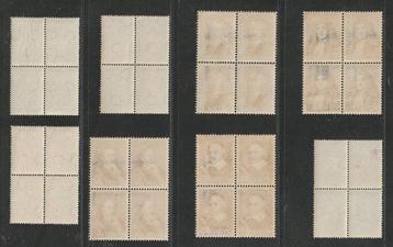 Nederland 1937/1939 - Collectie blokken van 4 - NVPH beschikbaar voor biedingen