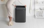 Brabantia Bo Touch Bin Prullenbak - 60 liter - Matt Black, Verzenden, Zo goed als nieuw