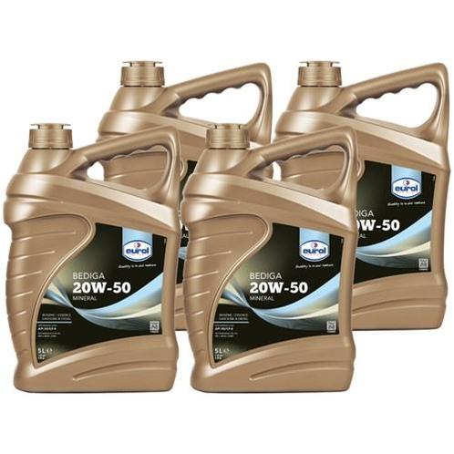 Eurol Aanbieding: 4 X Bediga 20W50 5L, Computers en Software, Laptop-opladers, Verzenden