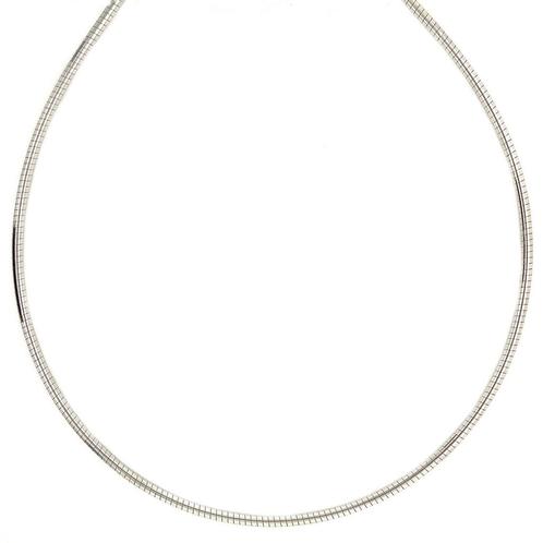 Witgouden spang 50 cm 14 krt, Sieraden, Tassen en Uiterlijk, Kettingen, Goud, Zo goed als nieuw, Goud, Verzenden