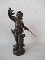 Beeld, Cupido - 39 cm - Zinklegering, Antiek en Kunst, Antiek | Keramiek en Aardewerk