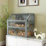 TRUUSK Houten Hamsterkooi - 3 Verdiepingen - Diep Ondergrond, Verzenden, Nieuw