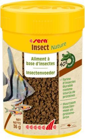 Sera Insect Nature 100ml (Granulaat, pallets en sticks), Dieren en Toebehoren, Vissen | Aquaria en Toebehoren, Overige typen, Nieuw