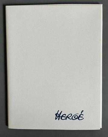 Hergé - Carte de voeux Tintin et ses amis dans la neige beschikbaar voor biedingen