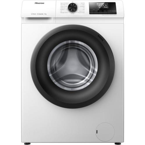 Hisense Wfqp9014evm Wasmachine 9kg 1400t, Witgoed en Apparatuur, Wasmachines, Voorlader, 85 tot 90 cm, Ophalen of Verzenden
