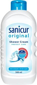 SANICUR ORIGINAL SHOWER CREAM DOUCHECREME FLACON 500 ML, Verzenden, Nieuw