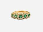 Ring - 18 karaat Roségoud - 2.05ct. tw. Smaragd - Diamant -, Nieuw