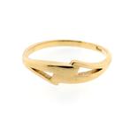 Vintage gouden fantasie ring (tijdloos sieraad), Sieraden, Tassen en Uiterlijk, Ringen, Gebruikt, Overige kleuren, Ophalen of Verzenden