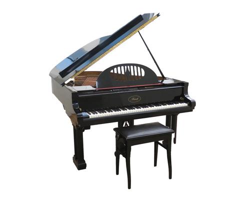 Een Rud Ibach Sohn over- of kruisbesnaarde baby vleugel, Muziek en Instrumenten, Piano's, Gebruikt
