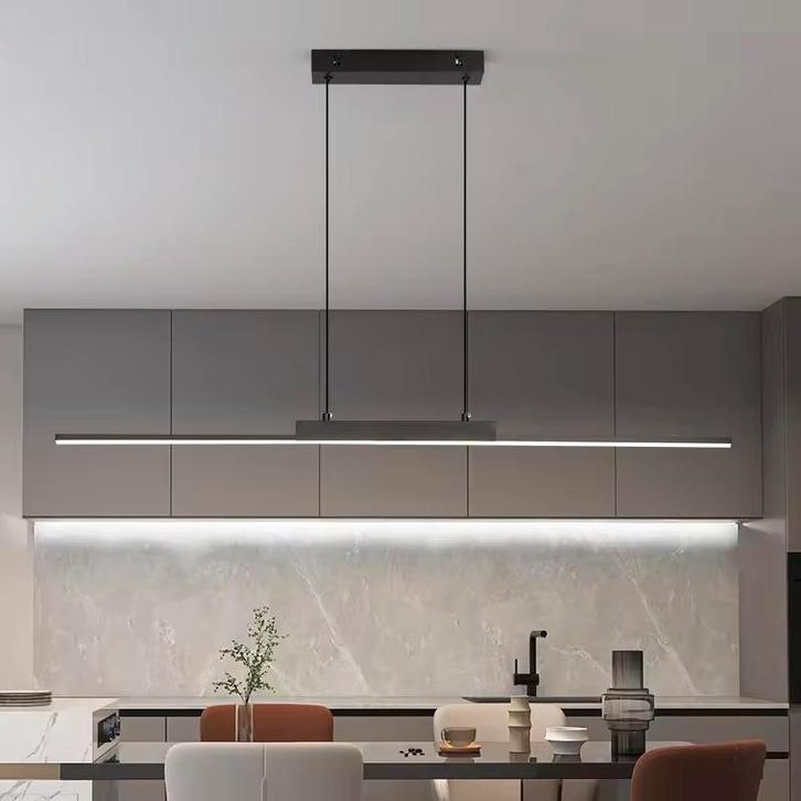 Verstelbare Moderne Hanglamp - Zwarte Balk Lamp Plafond LED, Huis en Inrichting, Lampen | Hanglampen, Nieuw, 75 cm of meer, Verzenden