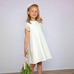 Le Chic-collectie Jurkje Siv crepe & lace (off-white), Kinderen en Baby's, Kinderkleding | Maat 104, Nieuw, Le Chic, Meisje, Jurk of Rok