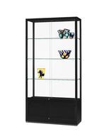Basic vitrinekast WME H1000-O-Zwart, Nieuw in verpakking