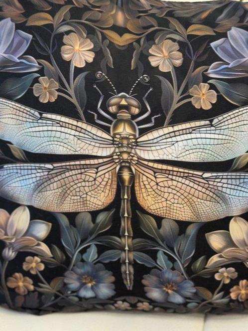 Elegante Art Nouveau kussens met libellen - Kussen, Antiek en Kunst, Kunst | Designobjecten