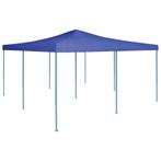 vidaXL Prieel inklapbaar 5x5 m blauw, Tuin en Terras, Partytenten, Verzenden, Nieuw