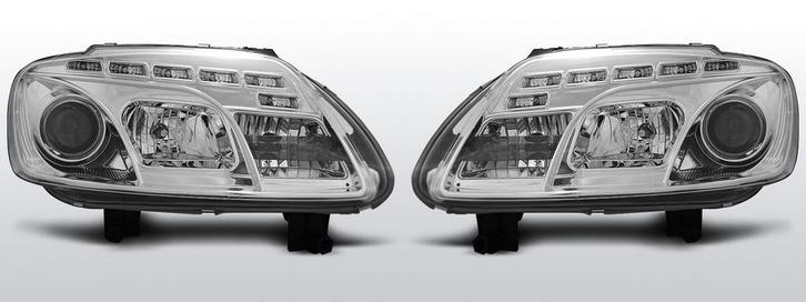Koplampen LED DRL | Volkswagen Touran 2003-2005 / Caddy 2005, Auto-onderdelen, Verlichting, Nieuw, Volkswagen, Verzenden