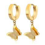 18K gold plated Stainless steel Butterflies earrings, Inte, Sieraden, Tassen en Uiterlijk, Verzenden