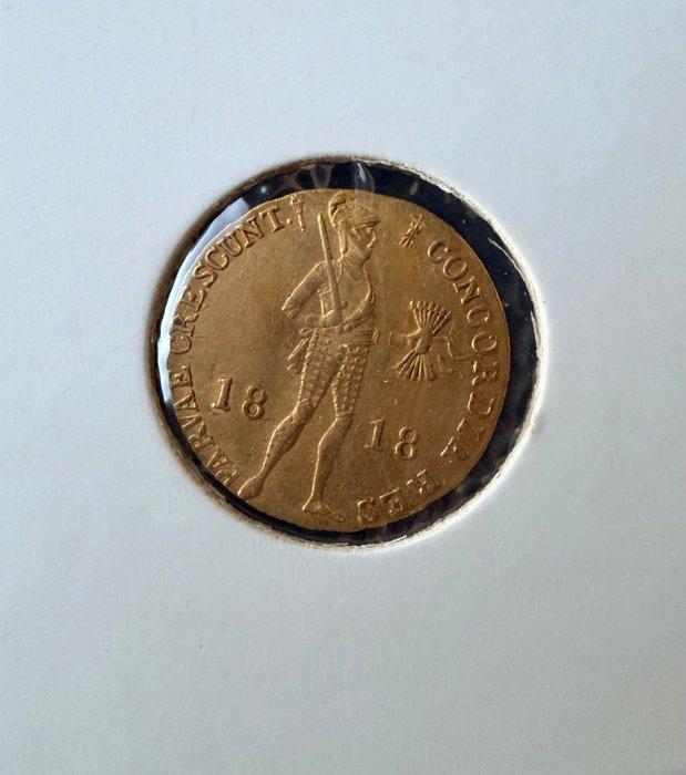 Nederland. Gouden Dukaat 1818, Postzegels en Munten, Munten | Nederland