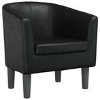 Zwarte Kunstleren Kuipstoel - OP=OP! Tweedekansje voor Ka..., Huis en Inrichting, Stoelen, Ophalen of Verzenden, Nieuw, Zwart