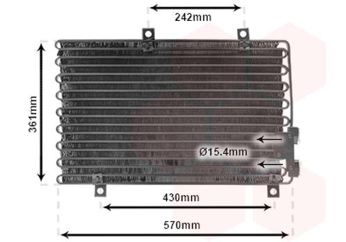 LUCHTCONDENSATOR VOOR ALFA ROMEO 145/146 930 1994-2001, Auto-onderdelen, Airco en Verwarming, Nieuw, Ophalen of Verzenden