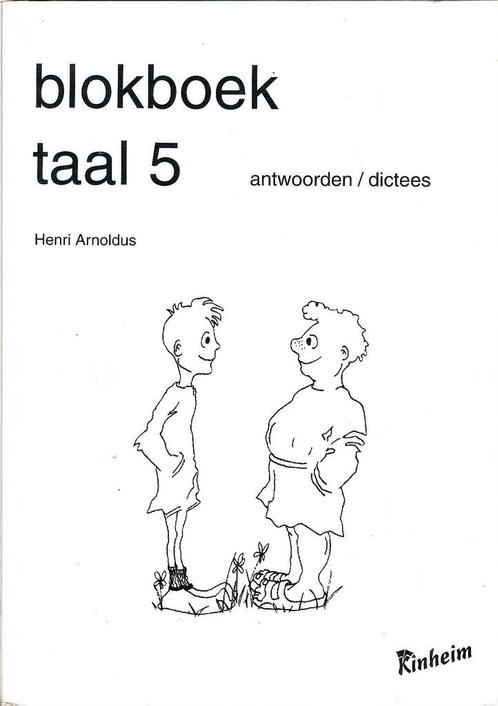 Kinheim Antwoorden Blokboek Dictees Taal 5, Boeken, Schoolboeken, Nieuw, Verzenden