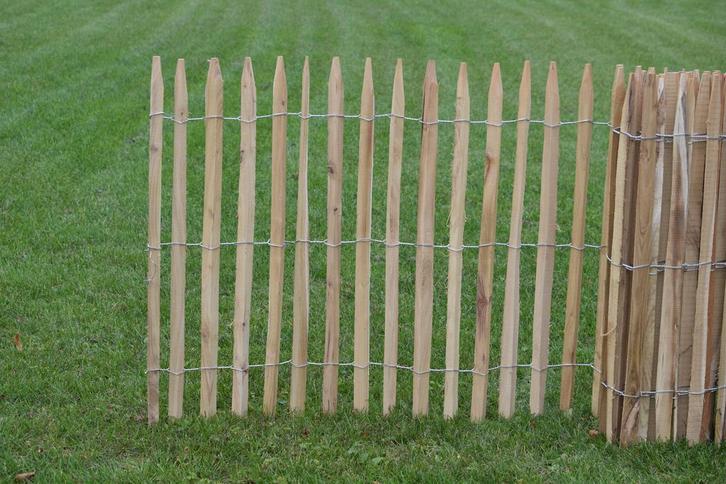 Nieuw Frans schapenhek Robinia 100cm hoog 4-5cm 5meter lang, Tuin en Terras, Tuinhekken en Hekwerk, Tuinhek, Nieuw, Hout, Ophalen of Verzenden