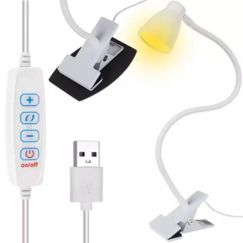 Izoxis Bureaulamp met Klem en Voet - Flexibele Verlichtin..., Zakelijke goederen, Kantoor en Winkelinrichting | Kantoorartikelen
