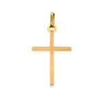 8 Krt. Hanger van een subtiel kruisje (religieus), Sieraden, Tassen en Uiterlijk, Antieke sieraden, Ophalen of Verzenden, Goud