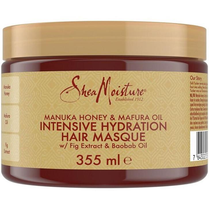 Shea Moisture  Manuka Mafura Intensive Masker  355 ml, Sieraden, Tassen en Uiterlijk, Uiterlijk | Haarverzorging, Nieuw, Verzenden