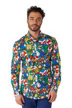 Super Mario Overhemd Heren OppoSuits, Kleding | Heren, Carnavalskleding en Feestkleding, Verzenden, Nieuw