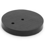 Rubber onderlegger 12x85 mm t.b.v. deurstopper Ø 85 mm zwart, Nieuw, Ophalen of Verzenden