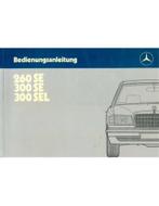1985 MERCEDES BENZ S KLASSE INSTRUCTIEBOEKJE DUITS, Auto diversen, Handleidingen en Instructieboekjes