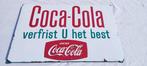 Coca-Cola - Langcat Bussum - Emaille bord - Emaille op staal