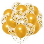 VSE luxe confetti ballonnen 20 stuks goud, Ophalen of Verzenden, Nieuw