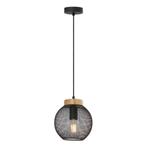 Hanglamp PABLO 20.0 cm 1-lichts Zwart, Ophalen of Verzenden, Nieuw, Metaal, Minder dan 50 cm