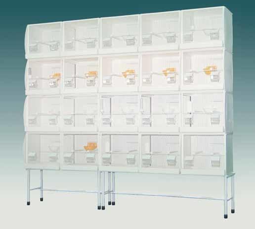 Stellage broedkooien - Kunststof broedkooien (eenvoudig), Dieren en Toebehoren, Vogels | Hokken en Kooien, Nieuw, Verzenden