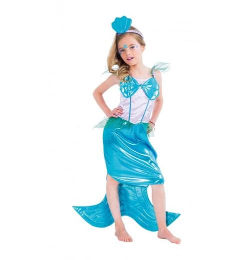 Zeemeermin Kostuum Kind Pearl, Kleding | Dames, Carnavalskleding en Feestkleding, Nieuw, Ophalen of Verzenden