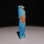 Oud-Egyptisch Faience Zoon van Horus Amulet. Late Periode,