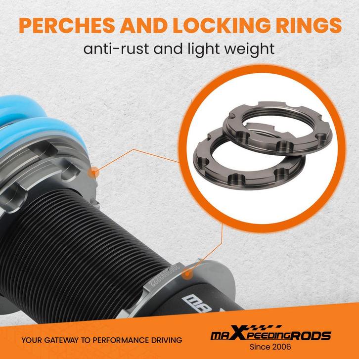 Maxpeedingrods COT6 Coilovers Lowering Suspension compati..., Auto-onderdelen, Ophanging en Onderstel, Nieuw, Mazda, Verzenden