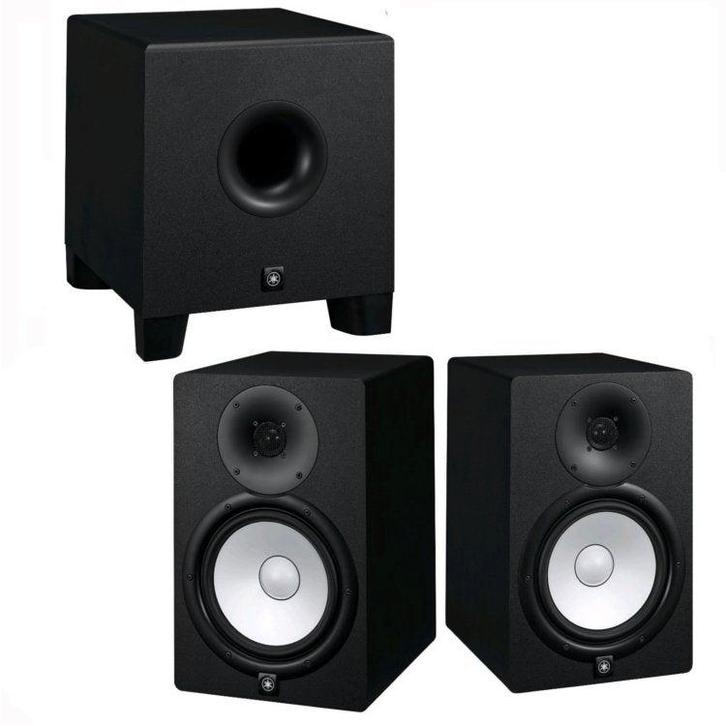 Yamaha HS8 actieve studio monitor set met HS8S subwoofer, Audio, Tv en Foto, Luidsprekers, Verzenden