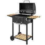 TRUUSK Houtskoolgrill Van Roestvrij Staal, Verrijdbare Grill, Verzenden, Nieuw, TRUUSK